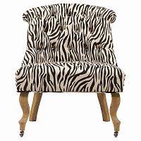 кресло amelie french country chair черно-белое в Нижневартовске