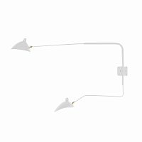 настенный светильник sconce mouille 2 лампы 2 белый в Нижневартовске