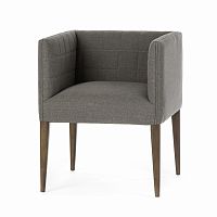 кресло penelope dining chair серое в Нижневартовске
