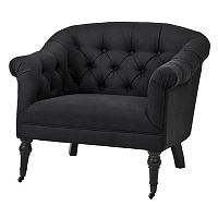 кресло bentley от eichholtz черное в Нижневартовске