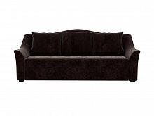 диван-кровать vermont прямой черный с механизмом трансформации в Нижневартовске