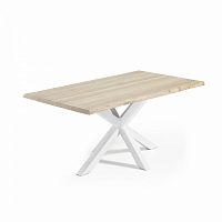 стол arya 180x100 белый, отбеленный дуб c361m33 от la forma (ex julia grup) в Нижневартовске