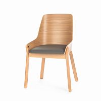 стул safia с мягким сиденьем бежевый в Нижневартовске