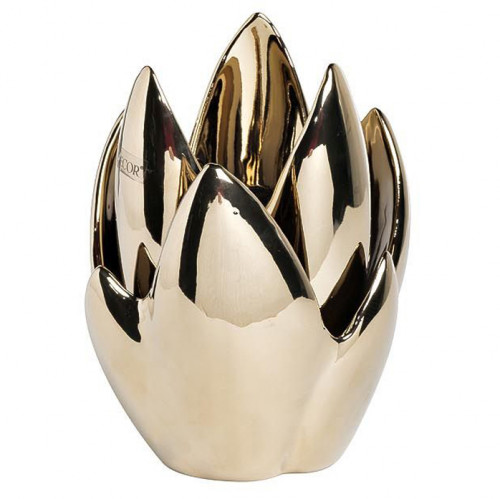 подсвечник золотой 13x13x19.5 см в Нижневартовске