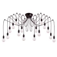 подвесная люстра loft it spider loft1162b/16 черная в Нижневартовске