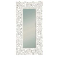 зеркало узкое белое прямоугольное с резьбой diana в Нижневартовске