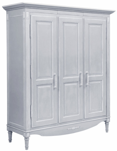 шкаф платяной трехдверный людовик с состариванием людовик в Нижневартовске