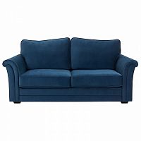 диван-кровать sydney двухместный прямой темно-синий в Нижневартовске
