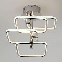 потолочная светодиодная люстра eurosvet spencer 90067/4 хром в Нижневартовске