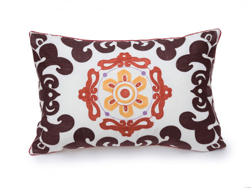 бордовая декоративная подушка прямоугольная eclectic style в Нижневартовске