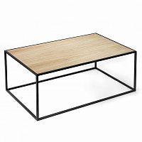 стол журнальный london black светлый дуб в Нижневартовске