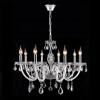 подвесная люстра crystal lux glamour sp-pl8 белая в Нижневартовске