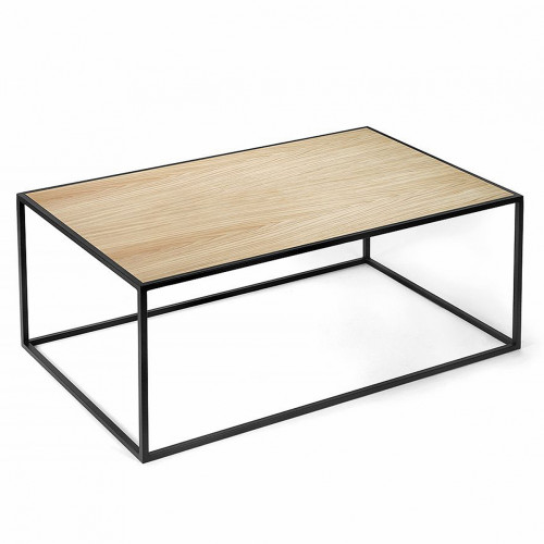 стол журнальный london black светлый дуб в Нижневартовске