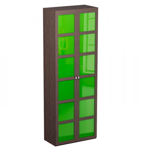 шкаф двойной noire венге и зеленый в Нижневартовске