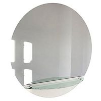 зеркало в ванную круглое со стеклянной полкой тайди лэп в Нижневартовске