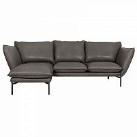 диван hugo трехместный угловой серый в Нижневартовске