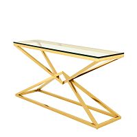 консоль connor от eichholtz с прозрачной столешницей золото в Нижневартовске