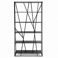 стеллаж powell black черный дуб в Нижневартовске