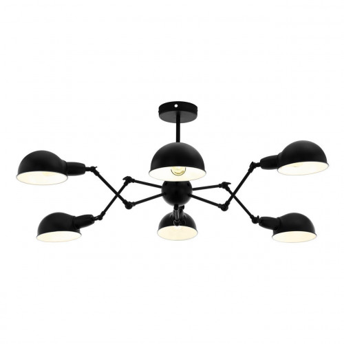 потолочная люстра eglo exmoor 49036 черная в Нижневартовске