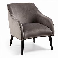 кресло lobby серый бархат s480ju03 от la forma (ex julia grup) в Нижневартовске