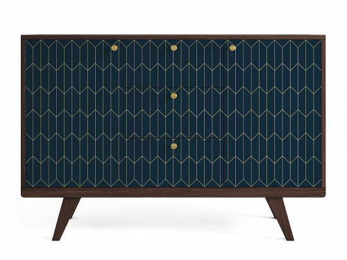 комод thimon темный дуб принт 023 в Нижневартовске