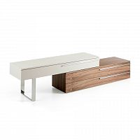 тумба под тв cpm5336 бело-коричневая от angel cerda в Нижневартовске
