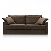 диван «экко марон» раскладной прямой коричневый в Нижневартовске
