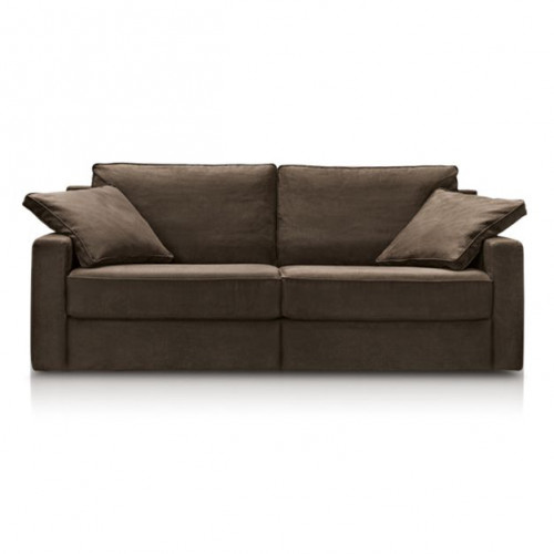 диван «экко марон» раскладной прямой коричневый в Нижневартовске