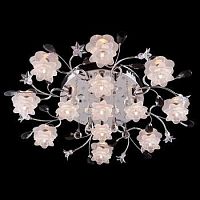 потолочная люстра eurosvet 4853/13 хром/синий+красный+фиолетовый в Нижневартовске