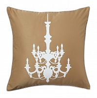 подушка с рисунком канделябра chandelier mustard в Нижневартовске