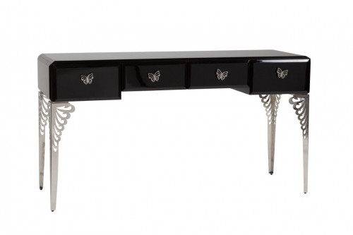 туалетный столик riviere чёрный, хром в Нижневартовске