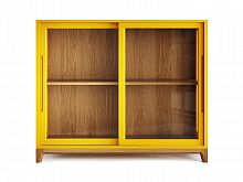 витрина низкая case желтая в Нижневартовске