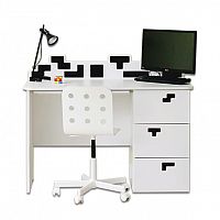 детский письменный стол с ящиками левый продленка в Нижневартовске