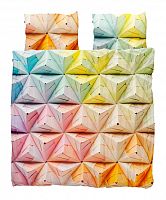 постельное белье оригами разноцветный (220*200) в Нижневартовске