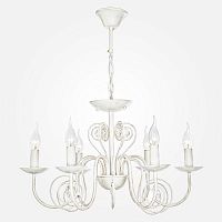 подвесная люстра eurosvet 60018/6 белый с золотом в Нижневартовске