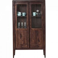 шкаф-витрина brooklyn walnut коричневый 100x40 в Нижневартовске