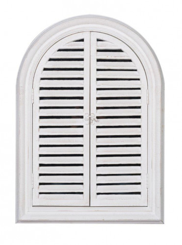 зеркал-окно со ставнями антично-белое прованс в Нижневартовске