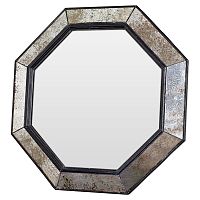 зеркало венецианское восьмиугольное черное в состаренной раме black swan в Нижневартовске