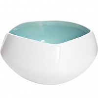 салатник бело-бирюзовый 20*20*10.5 в Нижневартовске