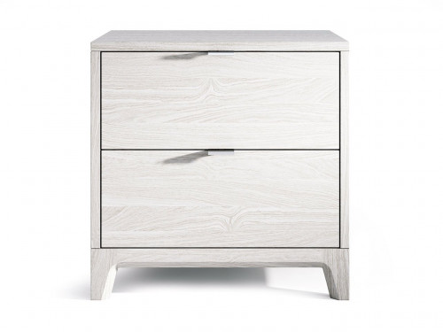 прикроватная тумба case с 2 ящиками беленый дуб в Нижневартовске