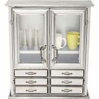 шкаф-витрина think tank серый в Нижневартовске