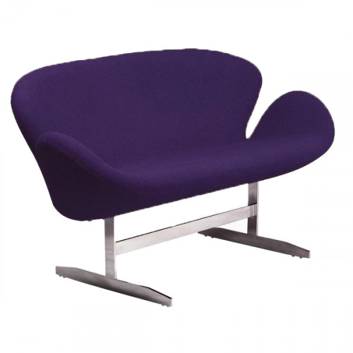 диван swan sofa прямой фиолетовый в Нижневартовске