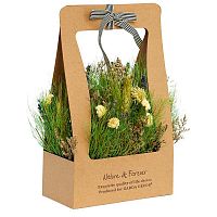 цветочная композиция полевые цветы 30х18х36 см в Нижневартовске