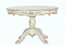 стол нераскладной марсель 90 см молочно-белый в Нижневартовске