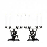 набор подсвечников черный фигурный девушка bruneau от eichholtz, 42 см, 2 штуки в Нижневартовске
