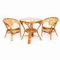 комплект trio mio на 2 персоны, светло-коричневый в Нижневартовске