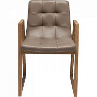 стул trapeze коричневый в Нижневартовске