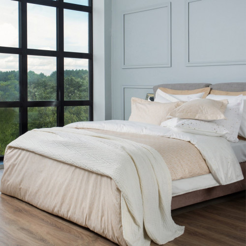 комплект постельного белья decoflux сатин семейный twist gold в Нижневартовске