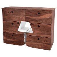 комод лампа орех и белый от odingeniy 2 в Нижневартовске