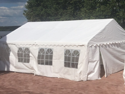 шатер для кафе ромис с окнами белый в Нижневартовске